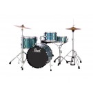 Pearl Roadshow 18" 4pc Drum Kit Package in Aqua Blue Glitter