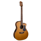 Pratley Premier OM Acoustic Guitar Figured Top with Blackwood Back & Sides