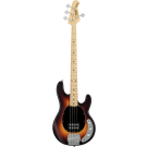Sterling by Music Man Ray 4 Sub Bass Guitar 4 String in Vintage Sunburst Satin