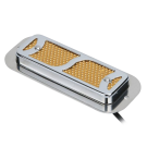 Roswell RGBRN Alnico V Gold Foil S-Grille Pickup