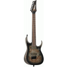 Ibanez RGD71ALPA CKF 7-String Electric Guitar in Charcoal Burst Black Stained Flat