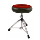 Roc-N-Soc Drum Throne  Manual Spindle w/ Round Red Seat