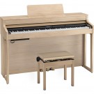 Roland HP702LA Digital Piano with Bench Light Oak