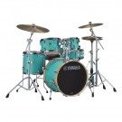 Yamaha Stage Custom Birch 20" Fusion Drum Kit Package in Matte Surf Green