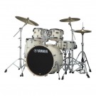 Yamaha Stage Custom Birch 22" Euro Drum Kit Package in Classic White