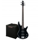 Ibanez SR180 & Promethean P20 Bass Guitar Amp Pack - Black