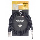 Stagg NAC3PSXMR Audio Cable XLR (m) to 6.3 Stereo (m) 3m