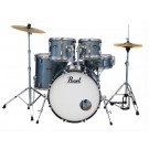 Pearl Roadshow 20" Fusion Drum Kit Package in Charcoal Metallic