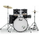 Pearl Roadshow 22" Fusion Plus Drum Kit Package in Jet Black