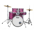 Pearl Roadshow 20" Fusion Drum Kit Package in Pink Metallic