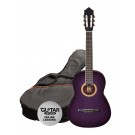 Ashton CG44 Nylon String Guitar Pack - Purple