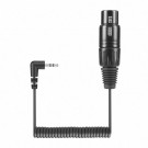 Sennheiser KA600 Cable Coiled XLR F to 3.5mm Right Angle Jack