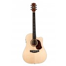 Maton SRS70C Solid Road Series Acoustic Electric Guitar with Hard Case