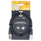 Stagg NMC10R Microphone Cable, Xlr/Xlr (M/F), 10 M (33'), N-Series