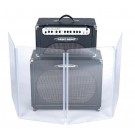 Swamp Amplifier Isolating Sound Shield - 80cm x 160cm 4-Panel Acrylic Booth