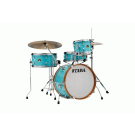 Tama LJK48H4 4pce Club Jam Drum Kit with Hardware in  Aqua Blue  Wrap