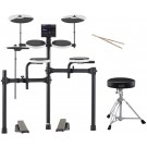Roland TD02K DAP V-Drum Electronic Drum Kit for Beginners + Sticks & Stool