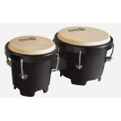 Mano Percussion 4.5" & 5" Mini Plastic Bongos Black