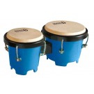 Mano Percussion 4.5" & 5" Mini Plastic Bongos Blue