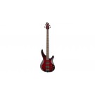 Yamaha TRBX605 5 String Active-Passive Bass Guitar - Dark Red Burst