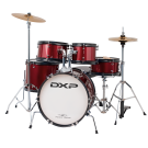 DXP 5 Piece Deluxe Junior Drum Kit Pack in Wine Red