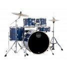 Mapex Venus 5 Pce 22" Euro size Drum Kit in Blue Sky Sparkle