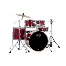 Mapex Venus 5 Pce 22" Euro size Drum Kit in Crimson Red Sparkle