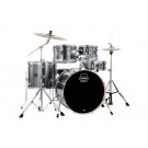 Mapex Venus 5 Pce 22" Euro size Drum Kit in Steel Blue Metallic