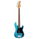 SX VEP62 Vintage Style Bass Guitar in Lake Placid Blue 