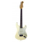 SX 3/4 Electric Guitar in Vintage White w/ Gig Bag