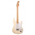 SX Vintage Style Electric Guitar in Vintage White