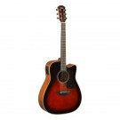 Yamaha A1M Acoustic Guitar w/ Pickup in Brown Sunburst