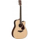 Yamaha FGX830C Dreadnaught Acoustic Electric Guitar in Natural