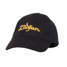 Zildjian Classic Black Baseball Cap with Gold Logo