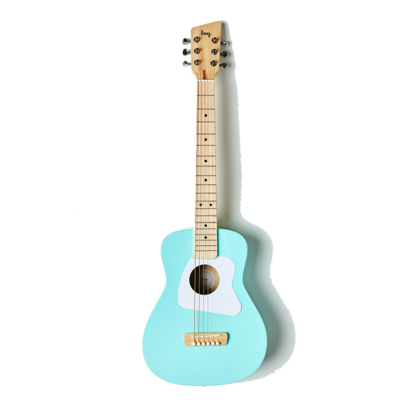 Loog Pro VI Acoustic Guitar Green - Great for Kids