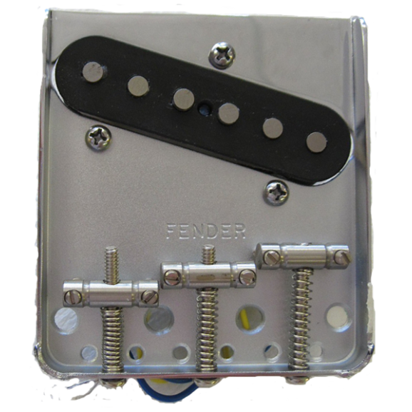 Fender (Parts) - Standard Series Telecaster Thinline Bridge Assembly, Chrome