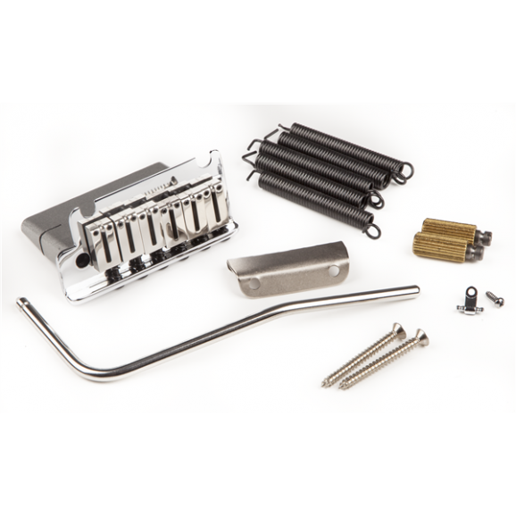 Fender (Parts) - American Deluxe Stratocaster Bridge Assembly ('86-Present), Left-Hand, Polished Steel