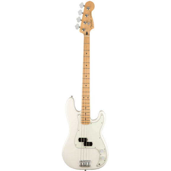 Fender Player Precision Bass with Maple Fingerboard in Polar White