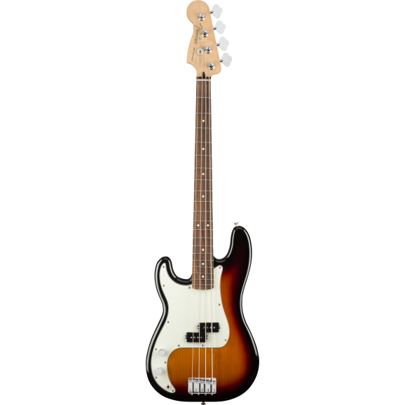 Fender Player Precision Bass Left-Handed, Pau Ferro Fingerboard, 3-Color Sunburst