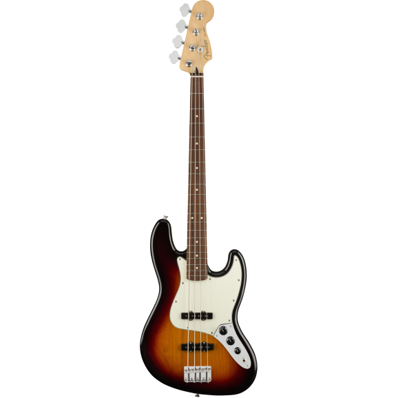 Fender Player Jazz Bass with Pau Ferro Fingerboard in 3-Colour Sunburst