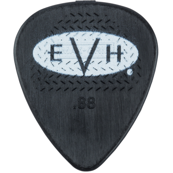 EVH Guitar Picks -  Black/White .88 mm 6 Count
