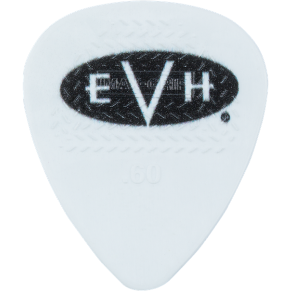 EVH Guitar Picks -  White/Black .60 mm 6 Count