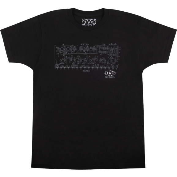 EVH Schematic T-Shirt, Black, S