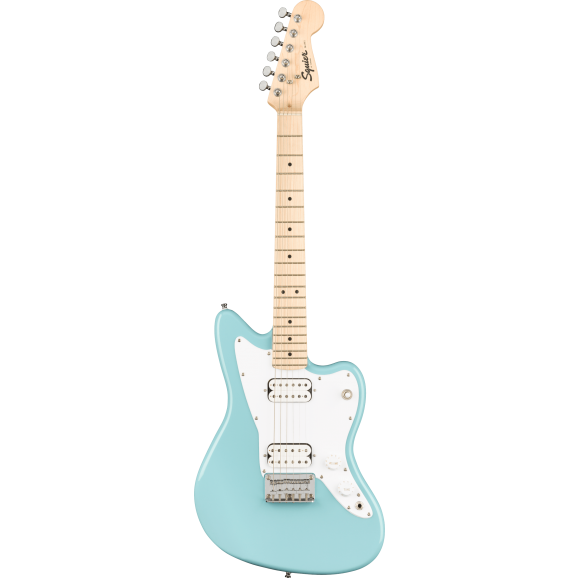 Squier Mini Jazzmaster HH, With Maple Fingerboard, In Daphne Blue