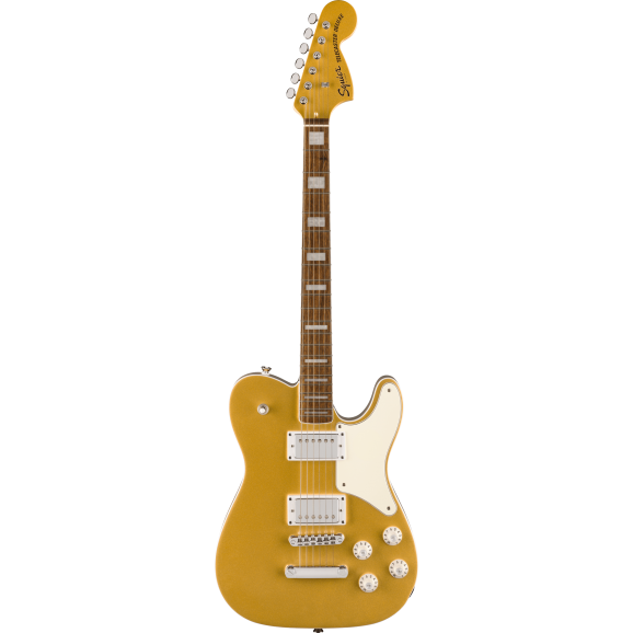 Squier Limited Edition Paranormal Troublemaker Telecaster Deluxe in Aztec Gold