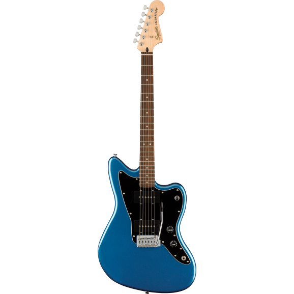 Squier Affinity Series Jazzmaster With Laurel Fingerboard With Black Pickguard In Lake Placid Blue
