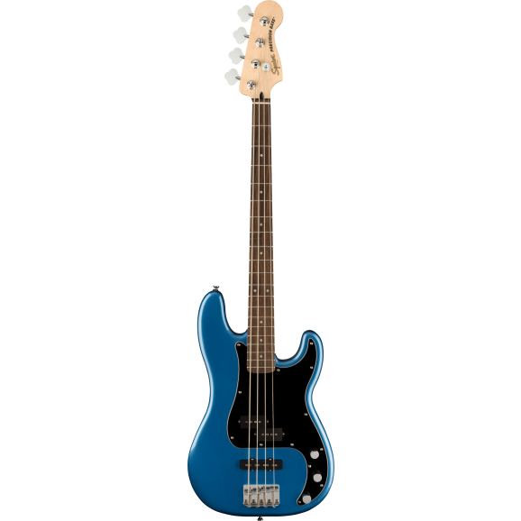 Squier Affinity Series Precision Bass PJ Laurel Fingerboard Black Pickguard In Lake Placid Blue