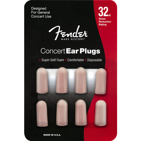Fender - Concert Series Foam Ear Plugs - 4 Sets