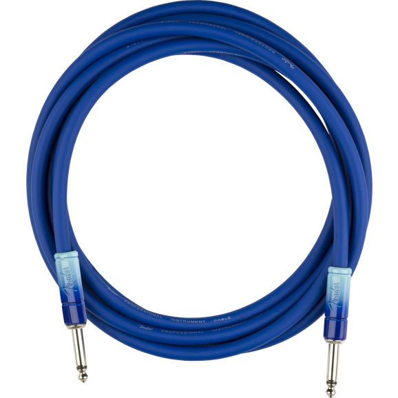 Fender - Ombré Instrument Cable, Straight/Straight, 10', Belair Blue