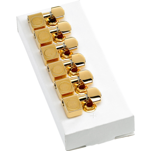 Fender (Parts) - American Standard Series Stratocaster/Telecaster Tuning Machines Gold (6)